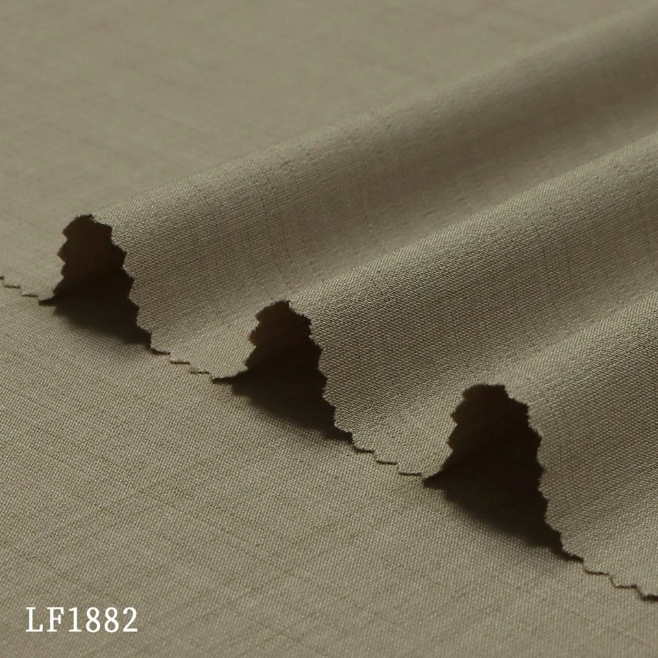 Slub Fabric Plain For Pants And Skirts factory